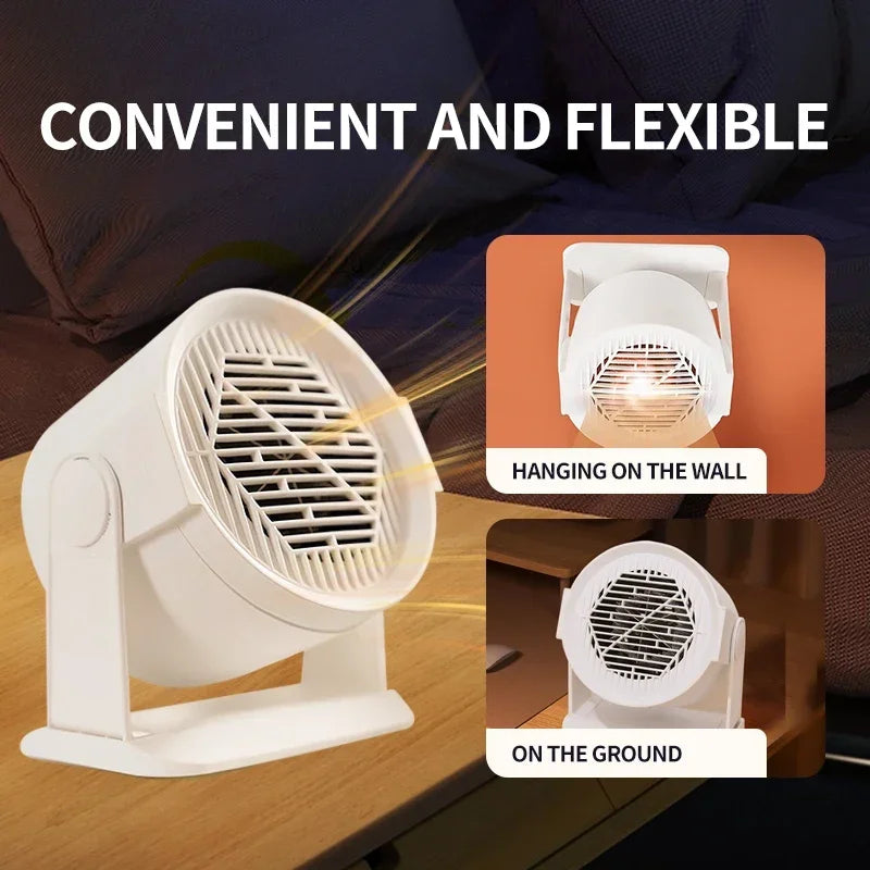 Small Rotating Electric Space Heater